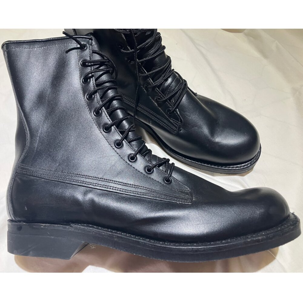 Addison Shoe Company Steel-Toed Combat Boots - Vintage and Authentic